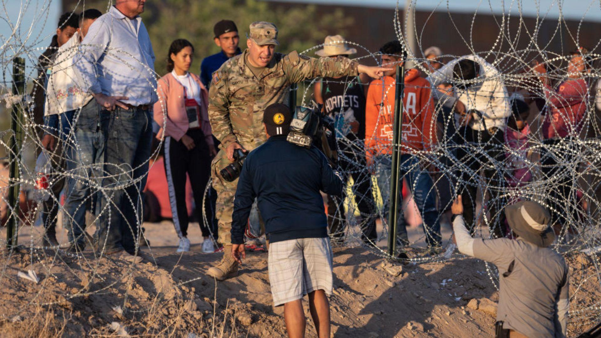 Standoff at the Border: Texas National Guard Halts Migrant Wave Near El ...